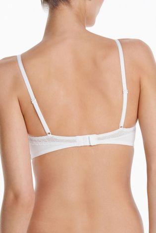 Black & White Daisy Light Pad Non-Wire Bras Two Pack